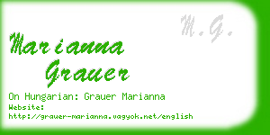 marianna grauer business card